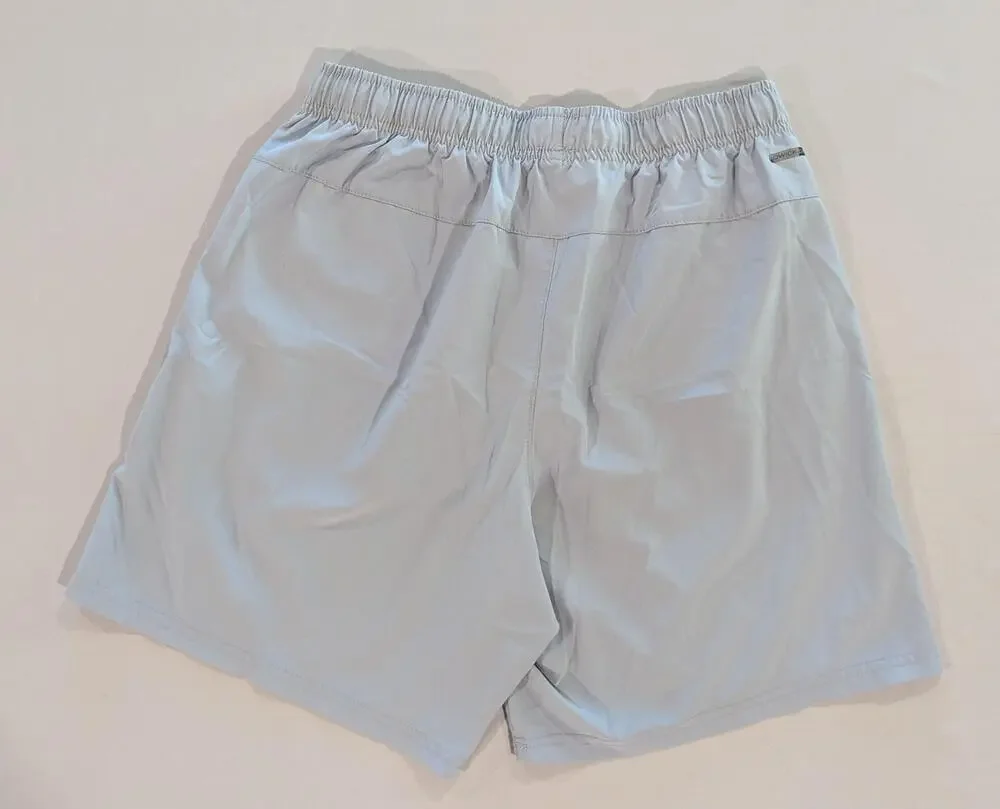 INIPRO Swim Shorts Mens M Gray Quick Dry Mesh Lined Drawstring Pockets